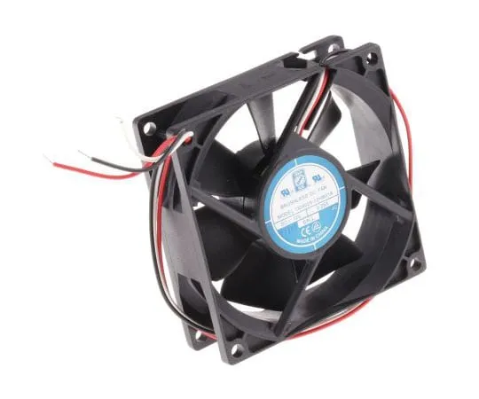 63-7641-64　RS PRO Axial Fan, 80 x 80 x 25mm, 40cfm, 2.9W, 12 V dc　619-7116