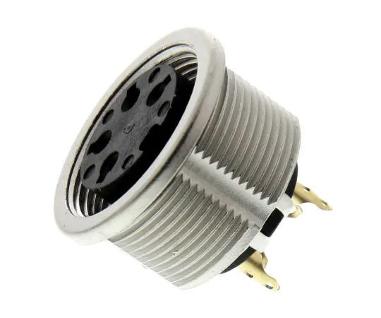 63-7615-67　Lumberg 4 Pole Din Socket Socket, DIN EN 60529, 5A, 250 V ac IP68　0304 04