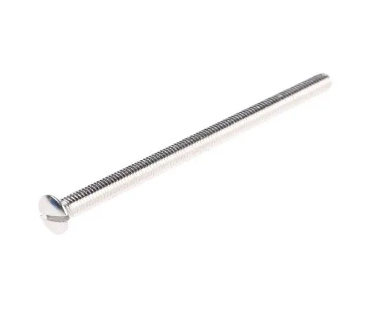 63-7574-90　RS Pro, M3.5 Raised (Countersunk) Head, 60mm Brass Slot Nickel Plated0.6　482-9625