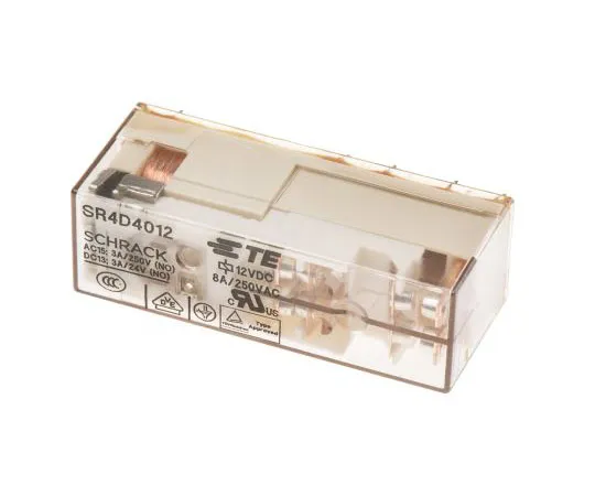 63-7615-09　TE ConnectivitySR4 DPDT Non-Latching Relay PCB Mount, 12V dc Coil, 8A　SR4D4012 1415055-1