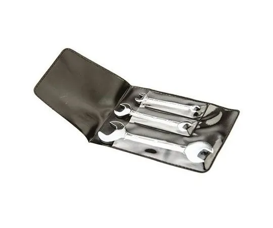 63-7551-48　RS 3 Piece Chrome Vanadium Steel Open Ended Spanner Set　449-9555