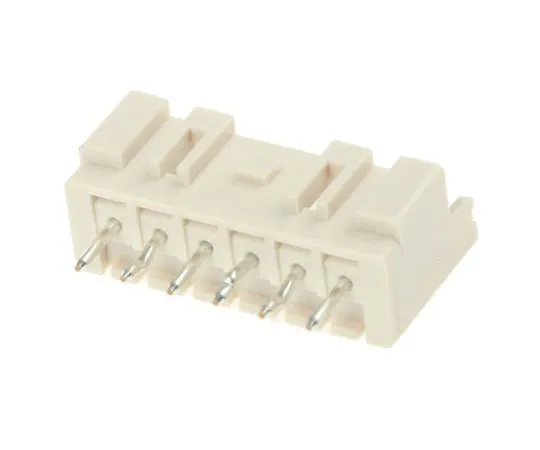63-7629-67　JST XA, 6 Way, 1 Row, Straight PCB Header　B06B-XASK-1 (LF)(SN)