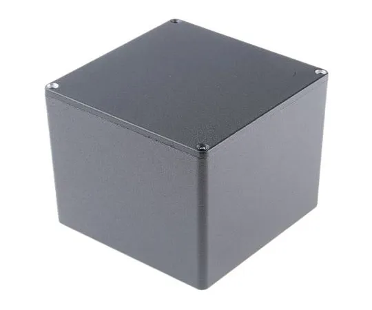 63-7613-09　Hammond 1590, Die Cast Aluminium Enclosure, IP54, Shielded, 119.5 x 119.5 x 90mm　1590VBK