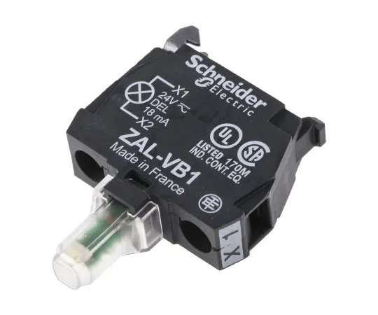 63-7633-79　Schneider Electric Harmony ZALV Light Block LED White 24 V Screw terminal　ZALVB1