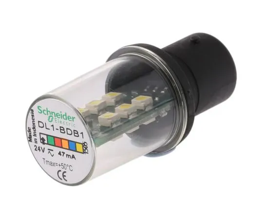 63-7557-04　BA15d LED Lamp, White, 24 V ac/dc, 80 mA　DL1BDB1