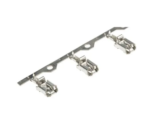 63-7667-16　TE Connectivity Positive Lock .250 Mk I Series Crimp Receptacle, 6.35 x 0.81mm, 0.5mm² to 1mm², 20AWG to 17AWG, Tin　927852-7