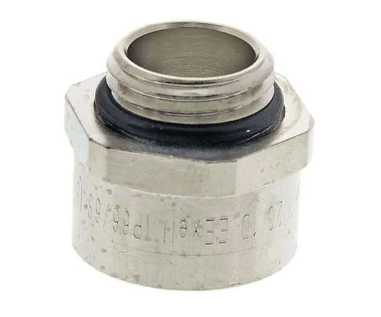 63-7655-19　Lapp M16 → M20 Cable Gland Adapter, Nickel Plated Brass, IP68　52104581