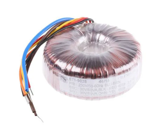 63-7670-86　2 Output Toroidal Transformer, 160VA, 2 x 30V ac　173-0233