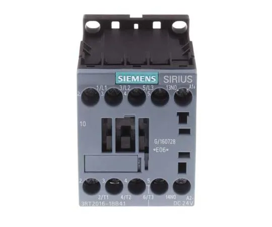 63-7721-32　Siemens 3 Pole Contactor, 9 A, 24 V dc Coil, SIRIUS Innovation, 3NO, 4 kW　3RT2016-1BB41
