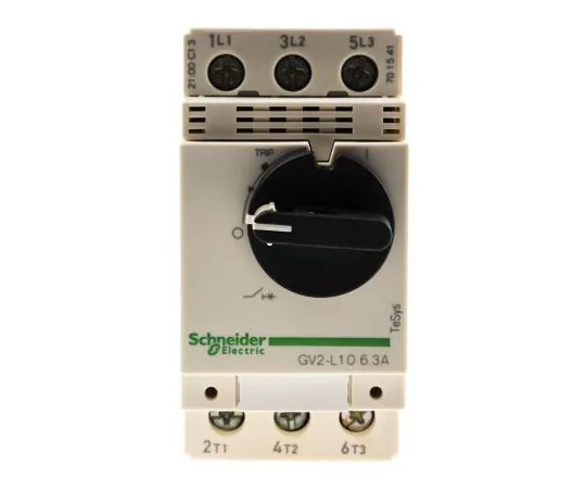63-7630-71　Schneider Electric TeSys 690 V Motor Protection Circuit Breaker, 3P Channels, 4 → 6 A, 4 kA　GV2L10