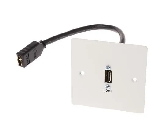 63-7656-91　Single Gang 1 Way Female HDMI Faceplate　1GEIHDMI