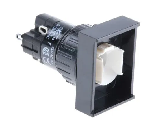63-7697-92　Illuminated Push Button Switch, IP40, Panel Mount, Latching for *** with Series 31 -25°C +55°C　31-261.0252