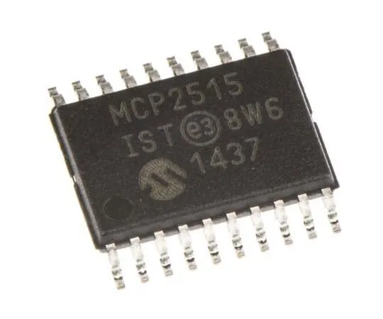 63-7706-76　Microchip MCP2515-I/ST, CAN Controller 1Mbit/s CAN 2.0B, 20-Pin TSSOP　MCP2515-I/ST