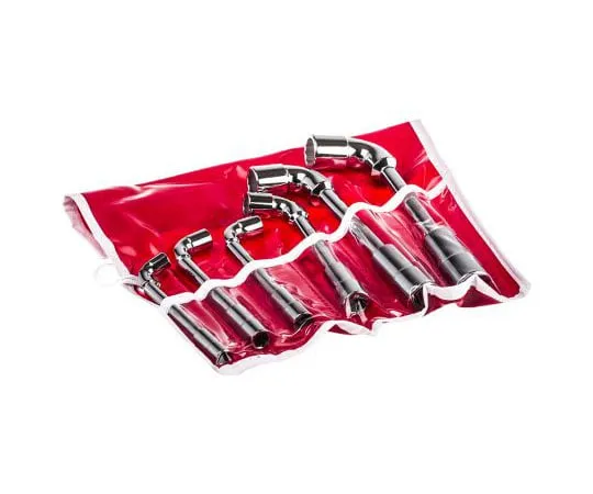 63-7551-55　RS Pro 6 Piece Chrome Vanadium Steel Tubular Box Spanner Set　449-9864