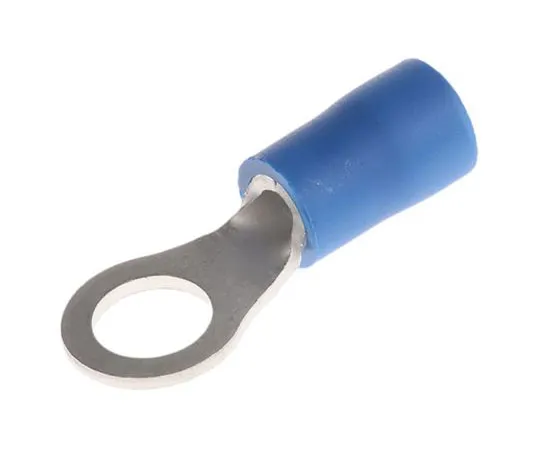 63-7696-11　JST FV Series Insulated Crimp Ring Terminal, 5mm Stud Size, 1mm² to 2.6mm² Wire Size, Blue　FVWS2-M5