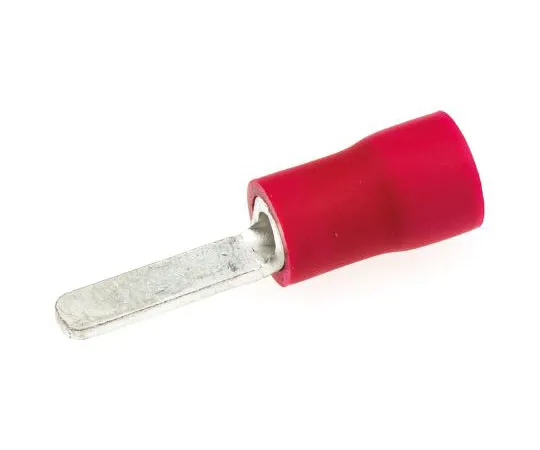 63-7695-93　JST FV Series Insulated Crimp Blade Terminal 10mm Blade Length, 0.25mm² to 1.65mm², 22AWG to 16AWG, Red　FVWS1.25-AF2.3B(LF)