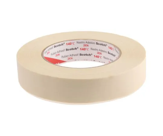 63-7647-05　3M 2836 Beige Masking Tape 25mm x 50m　20945