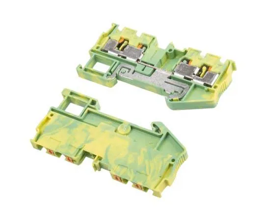 63-7729-33　Phoenix Contact 4 Way PT 4-QUATTRO-PE Earth Terminal Block, Push In 24 → 10 AWG　3211809