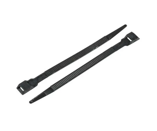 63-7659-10　RS Black Nylon Double Locking Cable Tie Cable Tie, 180mm x 9 mm　666-4675