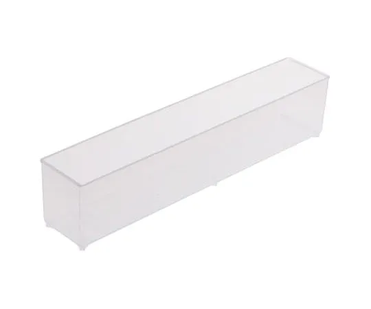 63-7652-60　Raaco Transparent PP Compartment Box, 47mm x 39mm x 218mm　114585