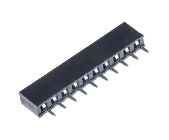 63-7629-98　HARWIN 2mm Pitch 10 Way 1 Row Straight PCB Socket, Through Hole, Solder Termination　M22-7131042
