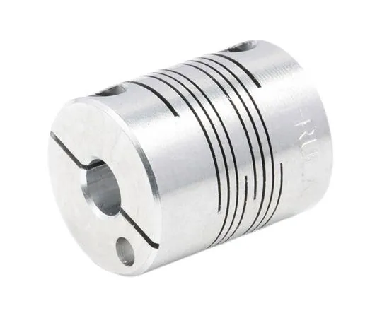 63-7571-04　Ruland Aluminium Flexible Beam Coupling, PCMR19-6-5-A, Bore A 6mm Bore B 5mm Clamp　PCMR19-6-5-A