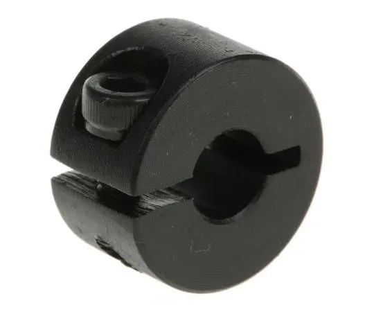 63-7699-11　Huco Collar One Piece Clamp Screw, Bore 6mm, OD 16mm, W 9mm, Steel　46101006