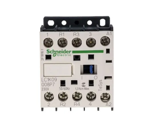 63-7631-35　Schneider Electric 4 Pole Contactor, 9 A, 230 V ac Coil, TeSys K, 2NO/2NC　LC1K09008P7
