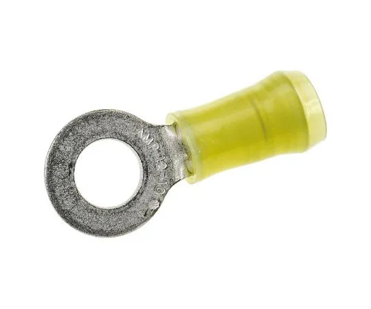 63-7681-53　TE Connectivity PIDG Series Insulated Crimp Ring Terminal, M6 Stud Size, 2.7mm² to 6.6mm² Wire Size, Yellow　165034