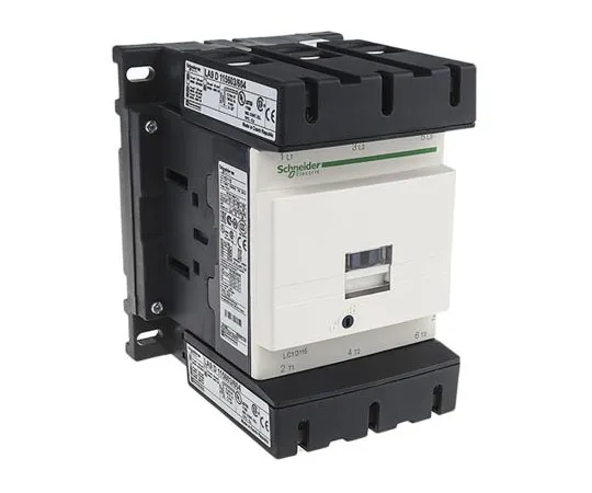 63-7631-06　Schneider Electric 3 Pole Contactor, 115 A, 24 V dc Coil, TeSys D, 3NO, 55 kW　LC1D115BD