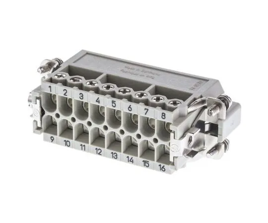 63-7584-14　Han A Series 16 Way Male 16A Connector Kit, includes Hood, Insert　09200162612+19200160546