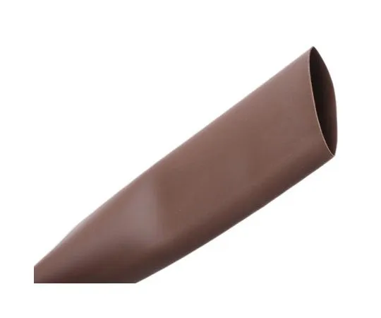 63-7580-96　TE Connectivity Brown No Heat Shrink Tubing 19mm Sleeve Dia. x 1.2m Length, RNF-100 Series 2:1 Ratio　RNF-100-3/4-1-STK