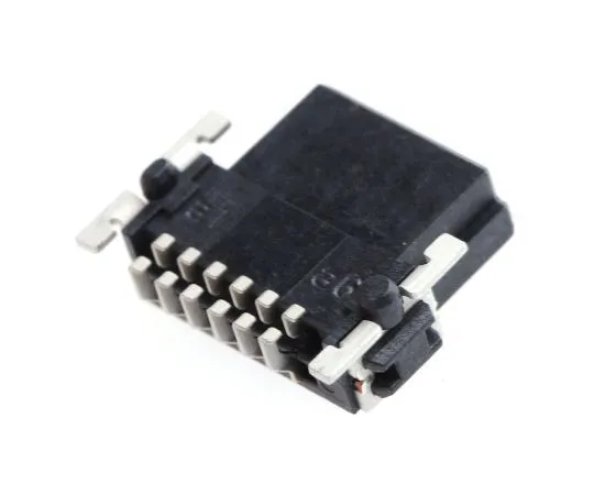 63-7612-52　ERNI SMC Series 1.27mm Pitch 12 Way 2 Row Right Angle PCB Socket, Surface Mount, Solder Termination　154740