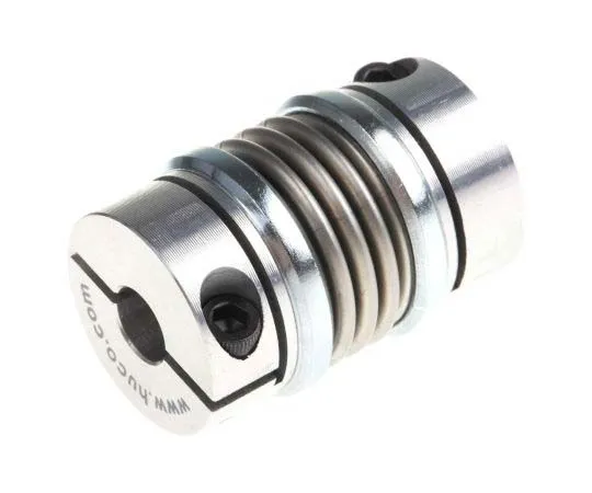 63-7702-81　Huco Stainless Steel 20mm OD Bellows Coupling With Clamping Fastening　537.20.2222