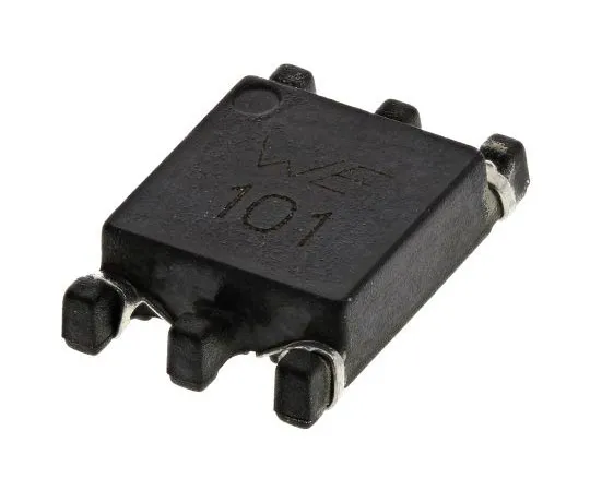 63-7593-20　Wurth WE-SL3 Series Wire-wound SMD Inductor with a Ferrite Core, 100 μH -30 → +50% Dual 500mA Idc　744252101