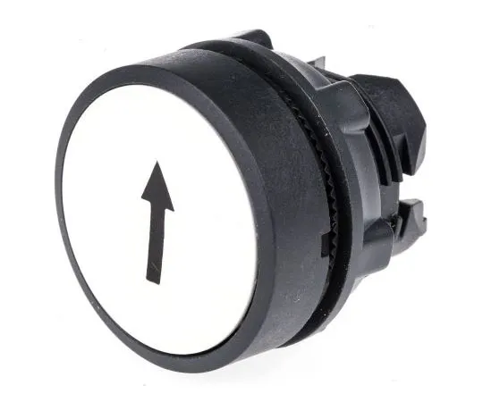 63-7632-01　Schneider Electric Harmony XB5 Series, White Push Button Head, Spring Return, 22mm Cutout　ZB5AA334