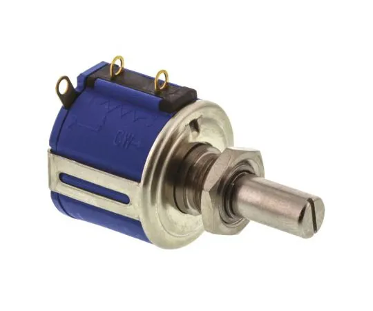 63-7609-18　Bourns 1 Gang 10 Turn Rotary Wirewound Potentiometer with a 6.35 mm Dia. Shaft, 2kΩ, ±5%, 2W, Linear 3540S-1-202L　3540S-1-202L