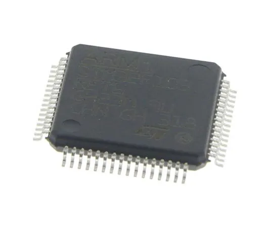 63-7692-70　STMicroelectronics STM32F103RET6, 32bit ARM Cortex M3 Microcontroller, 72MHz, 512 kB Flash, 64-Pin LQFP　STM32F103RET6