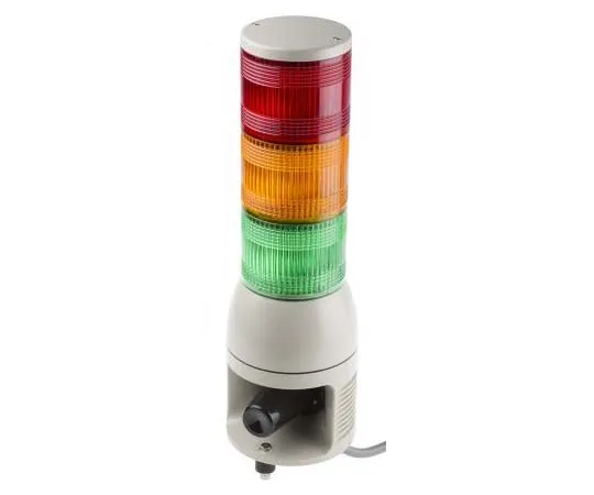 63-7718-66　Harmony Harmony XVC1 LED Beacon Tower With Siren, 3 Light Elements, Red/Green/Orange, 24 V dc　XVC1B3HK