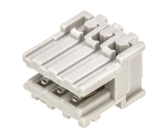 63-7685-11　TE Connectivity AMP DUOPLUG Female PCB Header, 2.5mm Pitch, 3 Way, 1 Row　3-829868-3