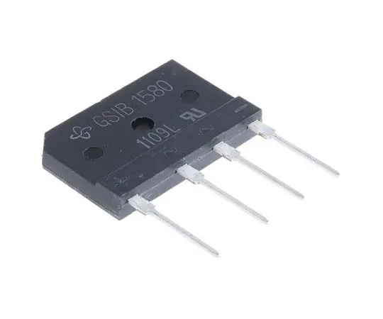 63-7710-76　Vishay GSIB1580-E3/45, Bridge Rectifier, 3.5A 800V, 4-Pin GSIB-5S　GSIB1580-E3/45