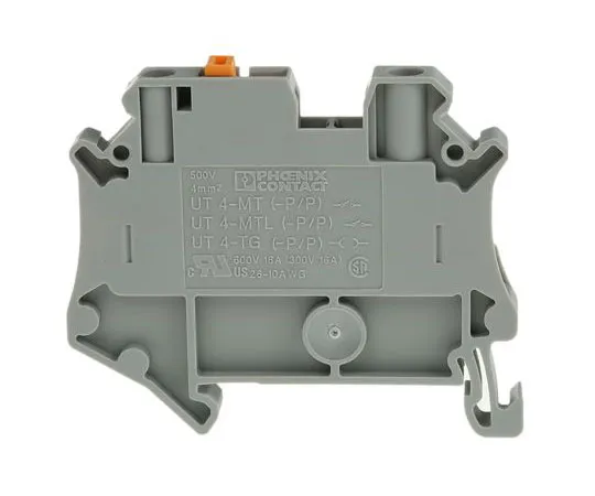 63-7647-64　Phoenix Contact, UT Series , 500 V Universal Terminal, Screw Down Termination　3046139