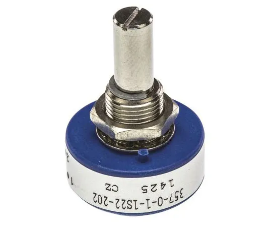 63-7560-30　Vishay 1 Gang Continuous Turn Rotary Conductive Plastic Potentiometer with a 6.35 mm Dia. Shaft, 2kΩ, ±20%, 1W, Linear　357B0202MAB251S22