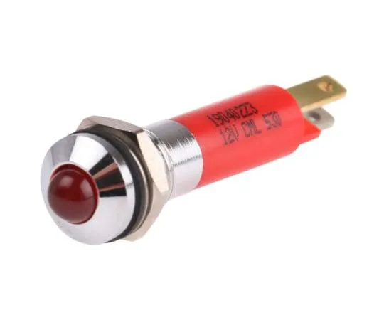 63-7583-43　CML Innovative Technologies Red Indicator, 12 V, 8mm Mounting Hole Size　190402Z3