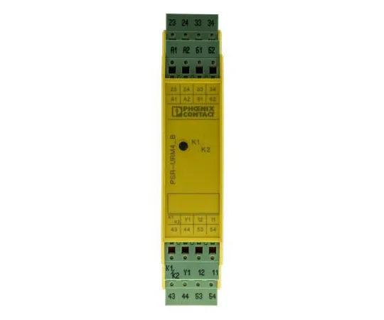 63-7659-64　Phoenix Contact PSR-SPP- 24DC/URM4/4X1/2X2/B 24 V dc Safety Relay Single Channel With 6 Safety Contacts　2981680