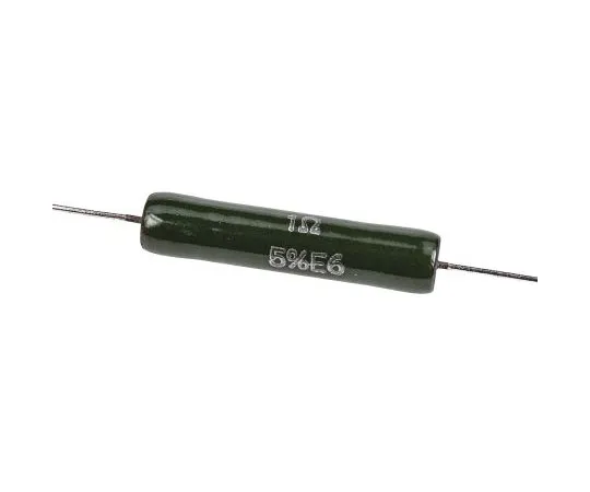 63-7579-11　Vishay 1Ω 8W Wirewound Resistor ±5% ±75ppm/°C　RWM06341R00JS09E1