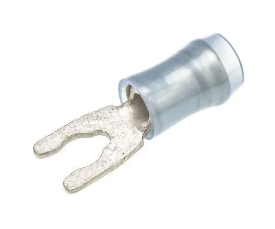 63-7666-98　TE Connectivity PIDG Series Insulated Crimp Spade Connector, 1mm² to 2.6mm², 16AWG to 14AWG, M3.5 Stud Size Nylon, Blue　52935