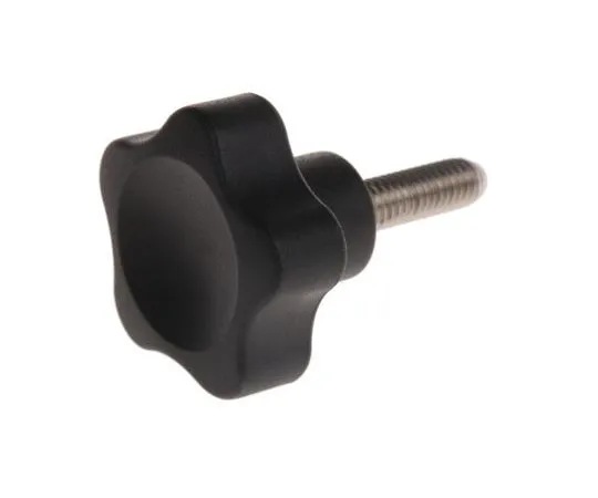 63-7550-82　Elesa Black Polymer Knob 166263, M6 x 20　166263
