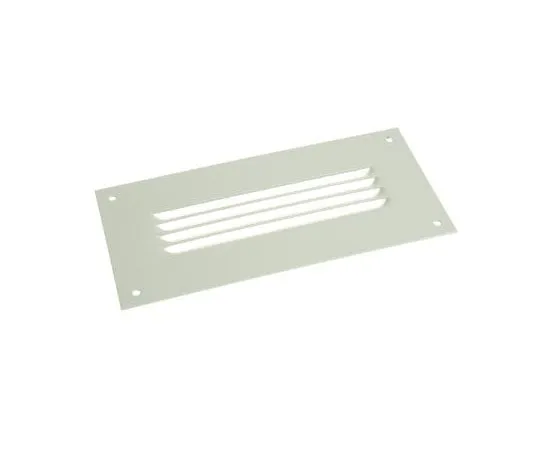 63-7604-41　Grey Steel Vent Grille, 100 x 210mm　2542235