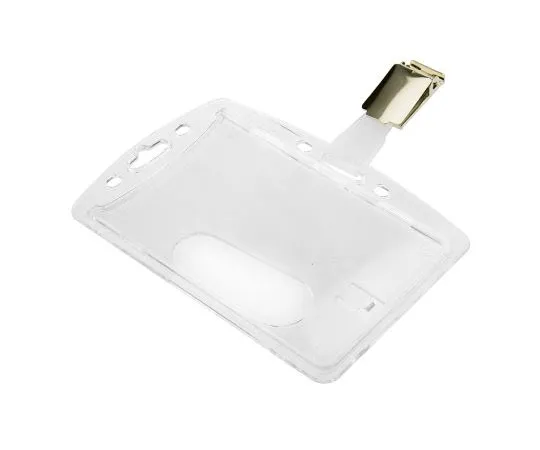 63-7558-19　Durable Transparent Acrylic ID Badge　8005-19